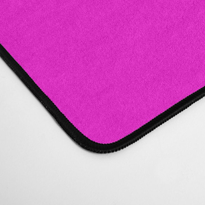 Fluorescent Neon Hot Pink Desk Mat Gallery Image 4