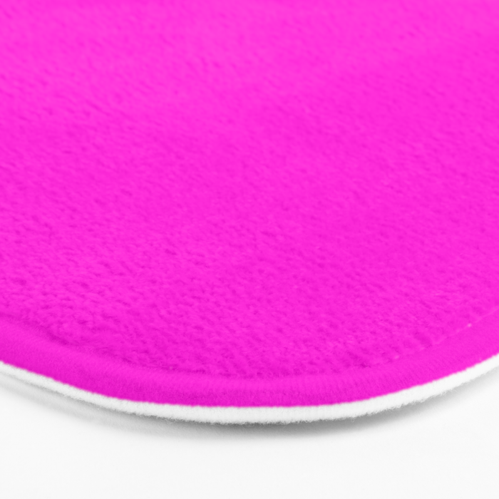 Fluorescent Neon Hot Pink Bath Mat Gallery Image 3