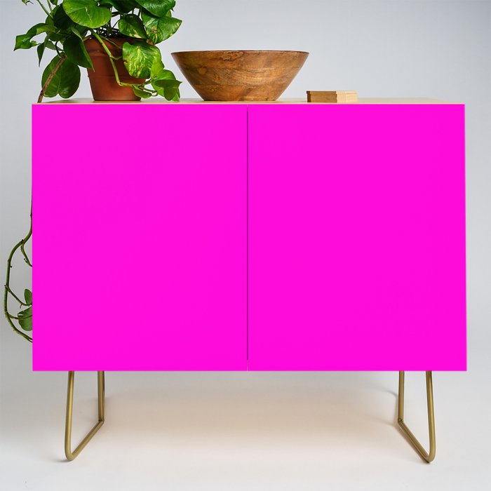 Fluorescent Neon Hot Pink Credenza Gallery Image 1