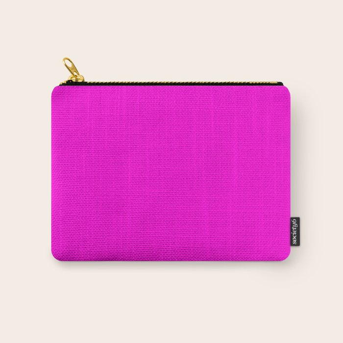 Fluorescent Neon Hot Pink Carry All Pouch Gallery Image 1