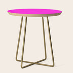 Fluorescent Neon Hot Pink Side Table Gallery Image 1