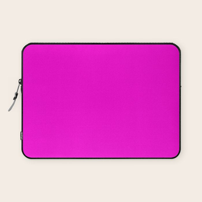 Fluorescent Neon Hot Pink Laptop Sleeve Gallery Image 1