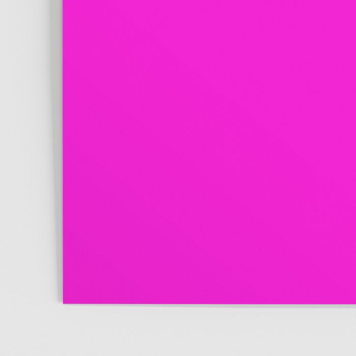 Fluorescent Neon Hot Pink Poster Gallery Image 3