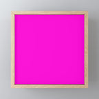Fluorescent Neon Hot Pink Mini Art Print Gallery Image 1