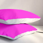 Fluorescent Neon Hot Pink Pillow Sham Gallery Image 3