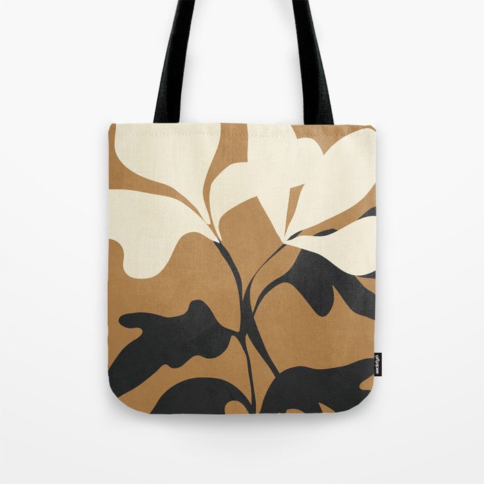 Abstract Modern Flowers 1 Tote Bag Gallery Image 1