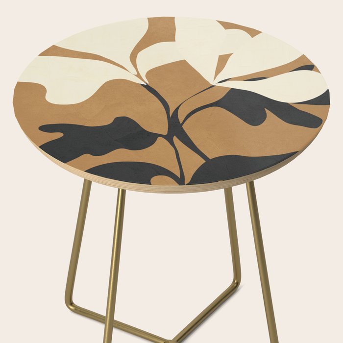 Abstract Modern Flowers 1 Side Table Gallery Image 2