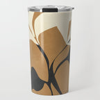 Abstract Modern Flowers 1 Travel Mug Gallery Image 1