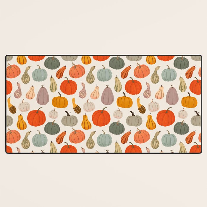 Autumn Pumpkins and Squash Desk Mat Gallery Image 3