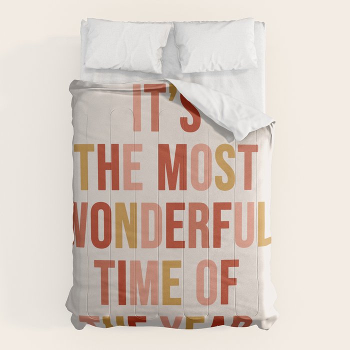 Most Wonderful Time Multi Colored Warm Comforter Gallery Image 6