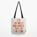 Most Wonderful Time Multi Colored Warm Tote Bag Gallery Image 2