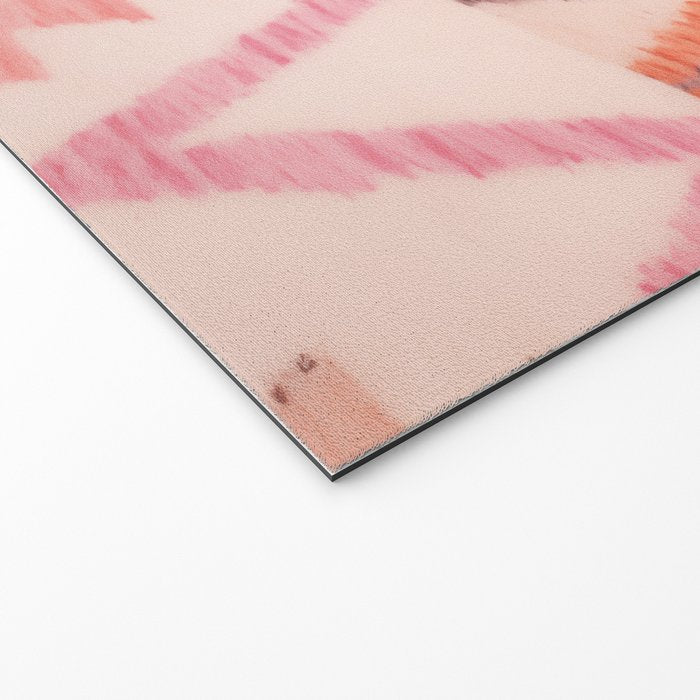 Moroccan Berber Rug Design No.65 - Multicolor, Pink Welcome Mat Gallery Image 2