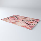 Moroccan Berber Rug Design No.65 - Multicolor, Pink Rug Gallery Image 3