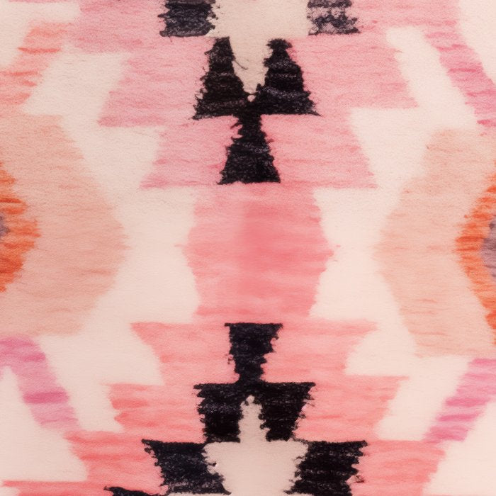 Moroccan Berber Rug Design No.65 - Multicolor, Pink Coffee Mug Gallery Image 2