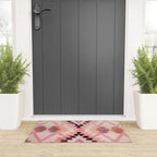 Moroccan Berber Rug Design No.65 - Multicolor, Pink Welcome Mat Gallery Image 3