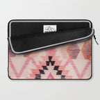 Moroccan Berber Rug Design No.65 - Multicolor, Pink Laptop Sleeve Gallery Image 2