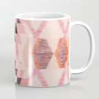 Moroccan Berber Rug Design No.65 - Multicolor, Pink Coffee Mug Gallery Image 1