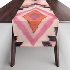 Moroccan Berber Rug Design No.65 - Multicolor, Pink Table Runner Gallery Image 1