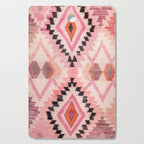 Moroccan Berber Rug Design No.65 - Multicolor, Pink Cutting Board Gallery Image 1