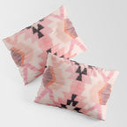 Moroccan Berber Rug Design No.65 - Multicolor, Pink Pillow Sham Gallery Image 3