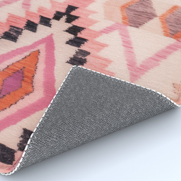 Moroccan Berber Rug Design No.65 - Multicolor, Pink Rug Gallery Image 4