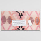 Moroccan Berber Rug Design No.65 - Multicolor, Pink Desk Mat Gallery Image 1