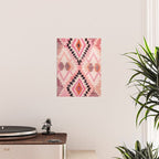 Moroccan Berber Rug Design No.65 - Multicolor, Pink Poster Gallery Image 2