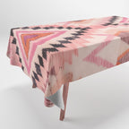 Moroccan Berber Rug Design No.65 - Multicolor, Pink Tablecloth Gallery Image 1