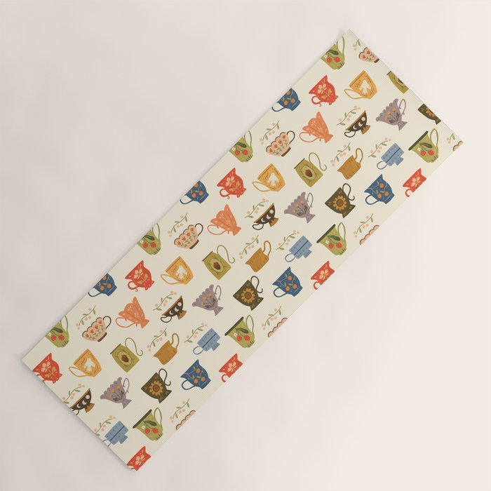 Teacup Collection Yoga Mat Gallery Image 1