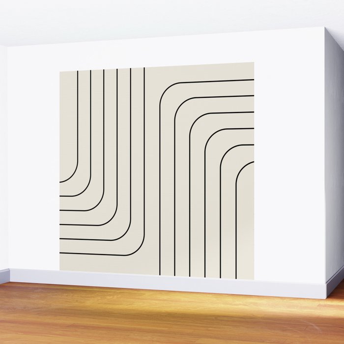Searching (Off White) Wall Mural Gallery Image 2