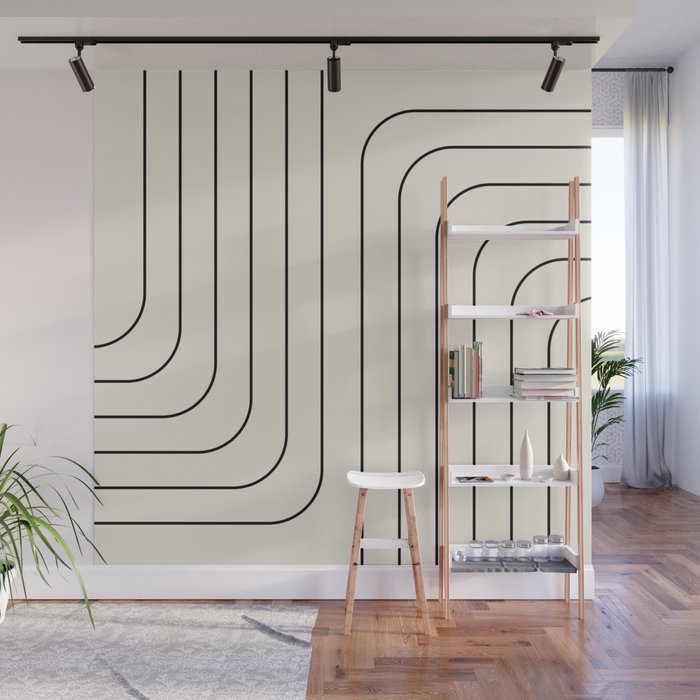 Searching (Off White) Wall Mural Gallery Image 1