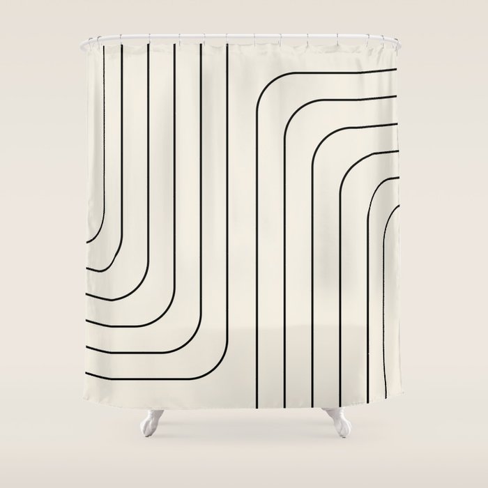 Searching (Off White) Shower Curtain Gallery Image 1