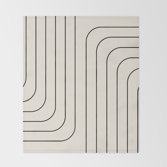 Searching (Off White) Throw Blanket Gallery Image 2