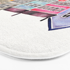Rainbow Row - Charleston Bath Mat Gallery Image 3
