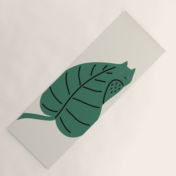 Cat and Plant 27 Yoga Mat Gallery Image 1