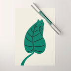 Cat and Plant 27 Wrapping Paper Gallery Image 1