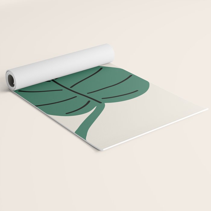 Cat and Plant 27 Yoga Mat Gallery Image 2
