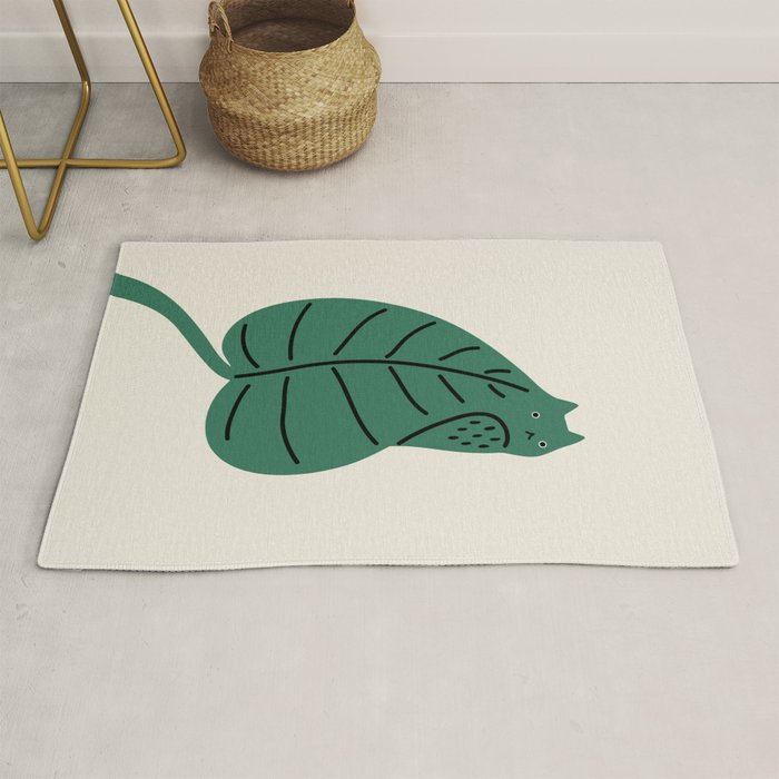 Cat and Plant 27 Rug Gallery Image 1