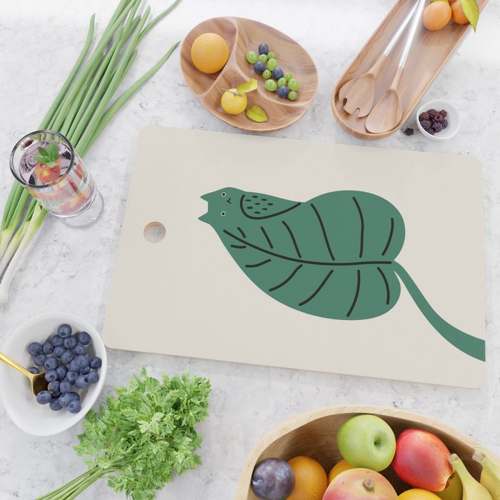 Cat and Plant 27 Cutting Board Gallery Image 2