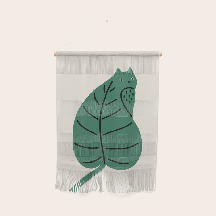 Cat and Plant 27 Wall Hanging Gallery Image 1