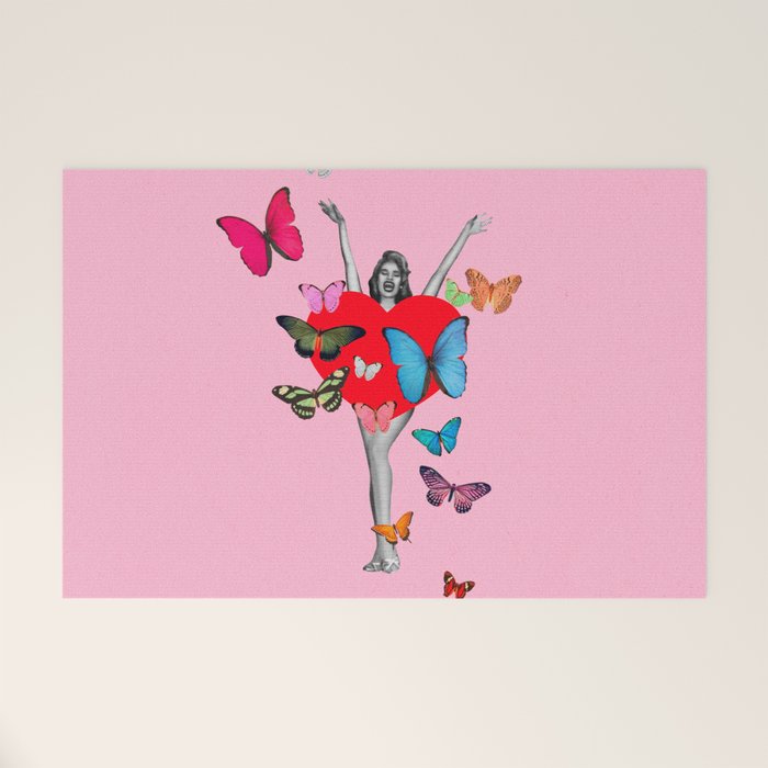 I Get Butterflies! Welcome Mat Gallery Image 1