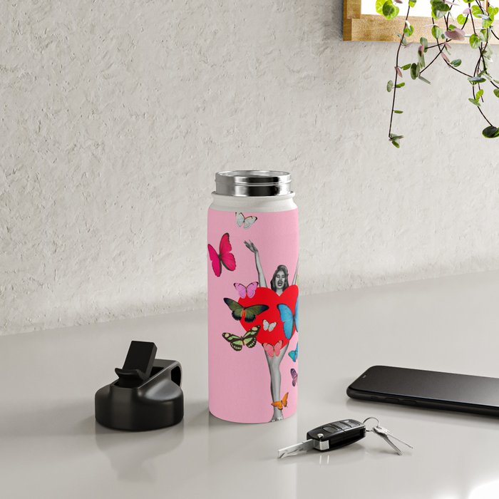 I Get Butterflies! Water Bottle Gallery Image 4