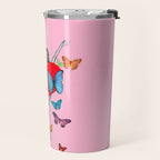 I Get Butterflies! Travel Mug Gallery Image 2