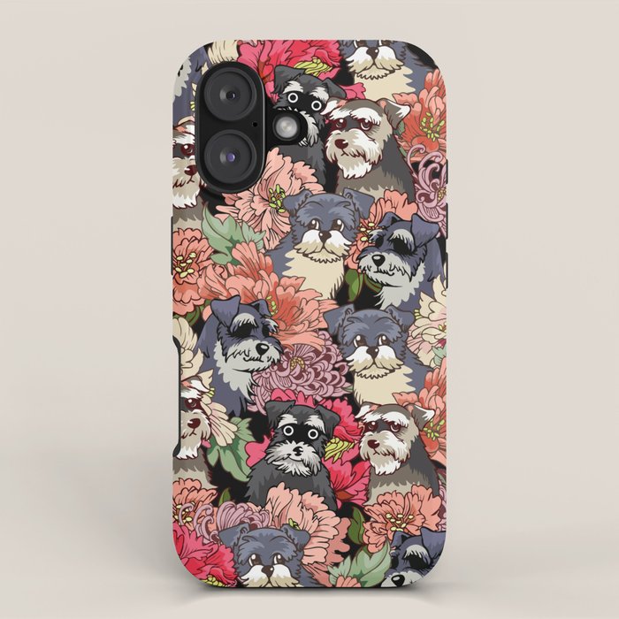 Because Schnauzers iPhone Case Gallery Image 1