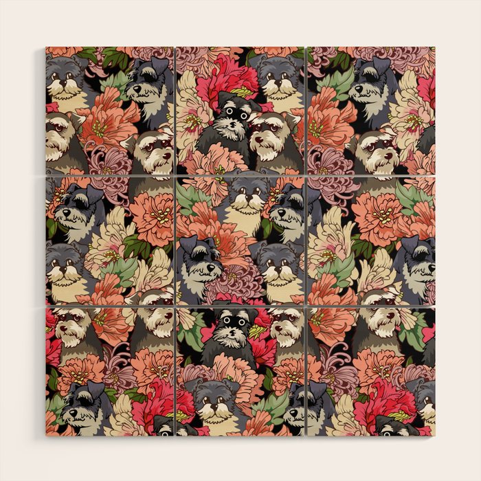 Because Schnauzers Wood Wall Art Gallery Image 1