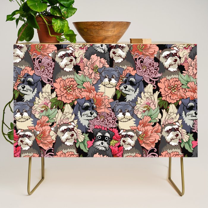 Because Schnauzers Credenza Gallery Image 1