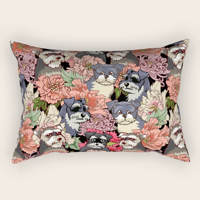 Because Schnauzers Rectangular Pillow Gallery Image 2