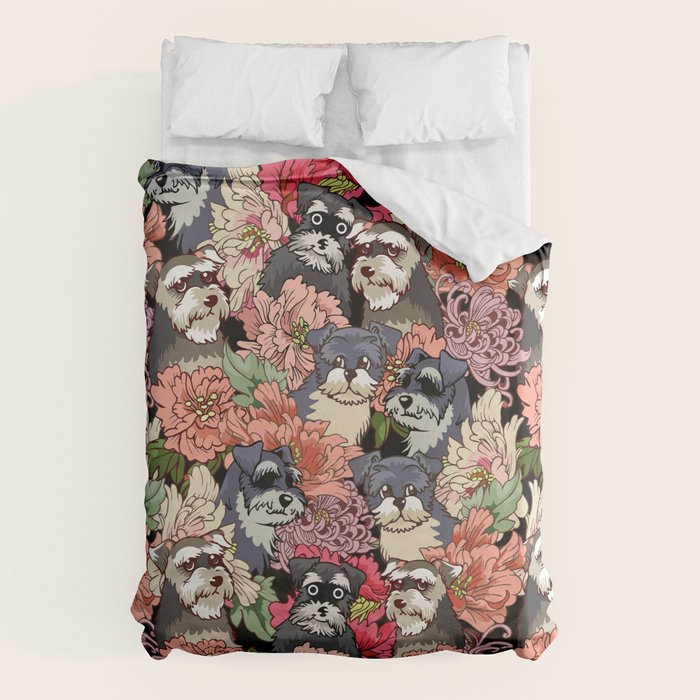 Because Schnauzers Duvet Cover Gallery Image 6