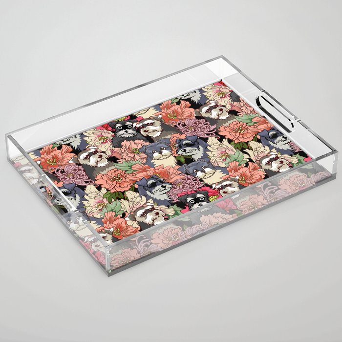 Because Schnauzers Acrylic Tray Gallery Image 1