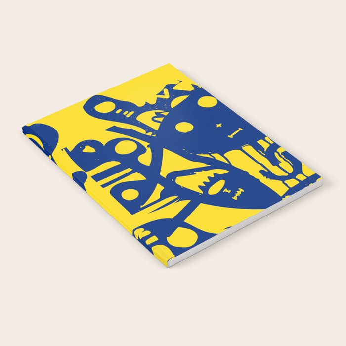 Blue Sweet Monsters in the Sun Street Art Graffiti Design Notebook Gallery Image 1